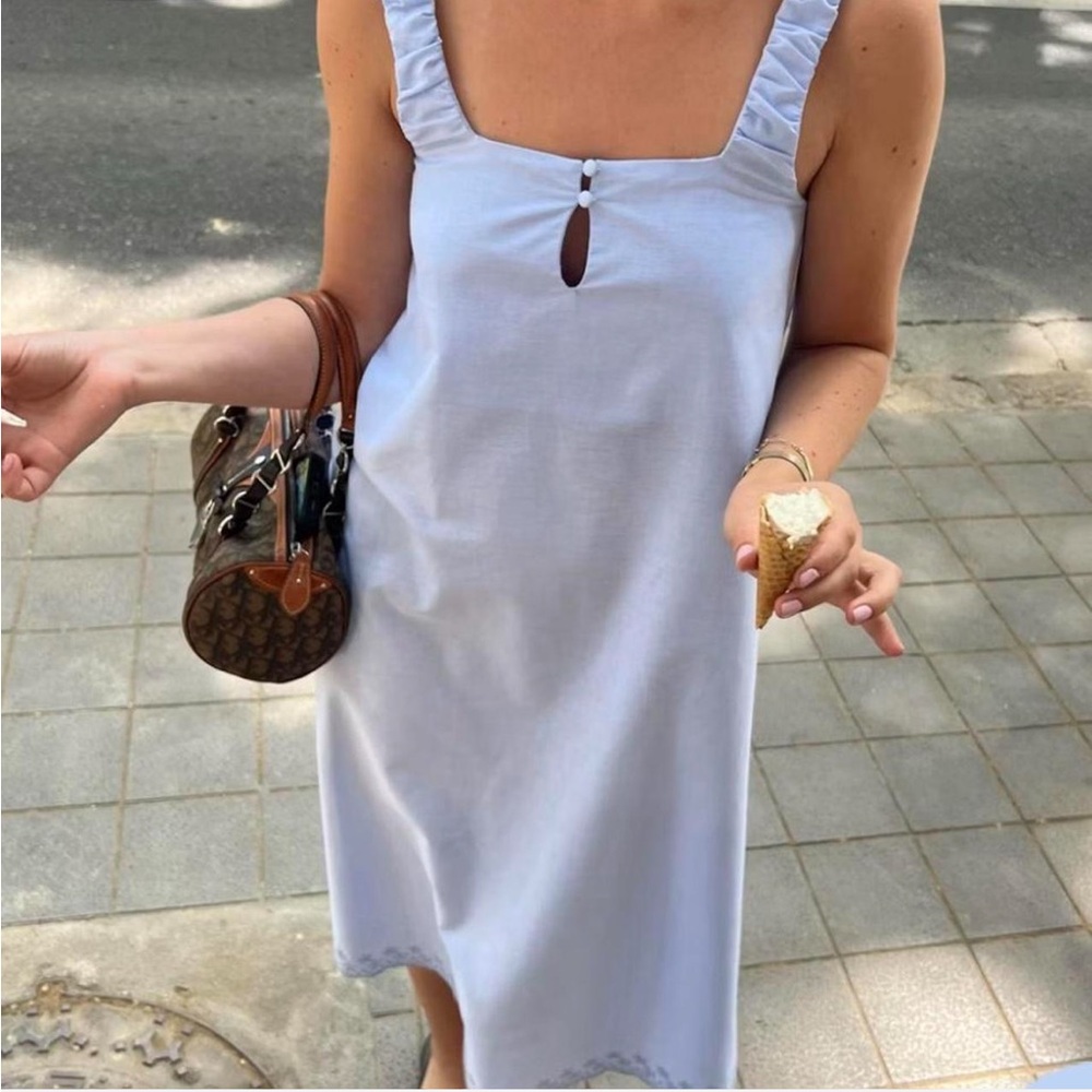 Djerf Avenue Breeze Embroidered Dress